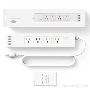 Power Strip Extension Cord Outlets with Charging Ports